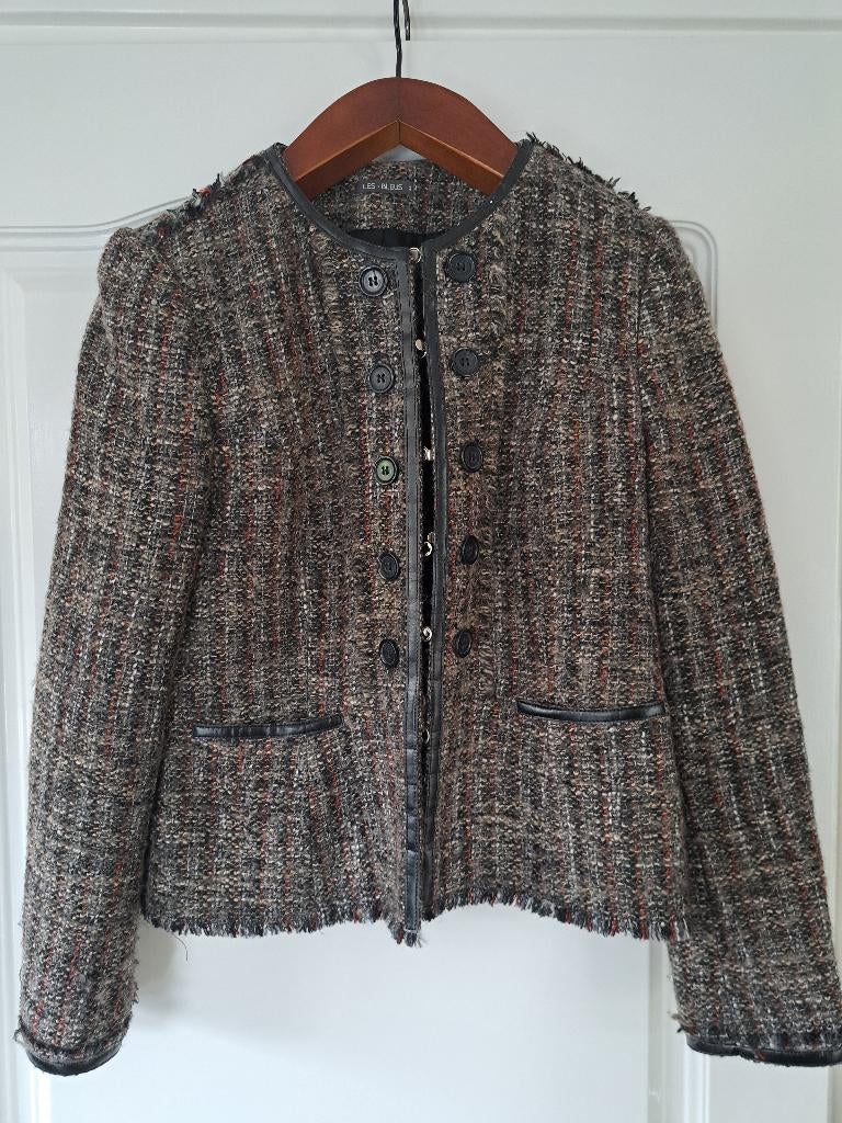 Jasje van Les Bleus maat 44, Kleding | Dames, Bruin, Maat 42/44 (L), Ophalen of Verzenden, Jasje