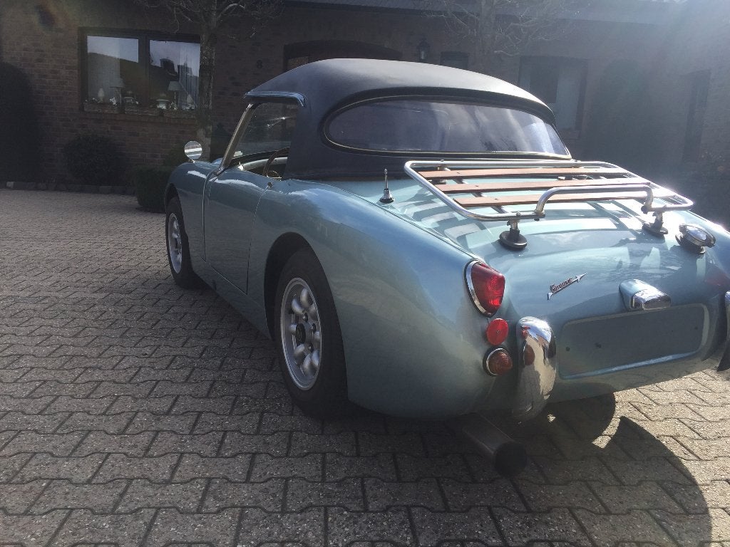 Austin Healey Sprite Frogeye, Beige, Cabriolet, 68 pk, Leder