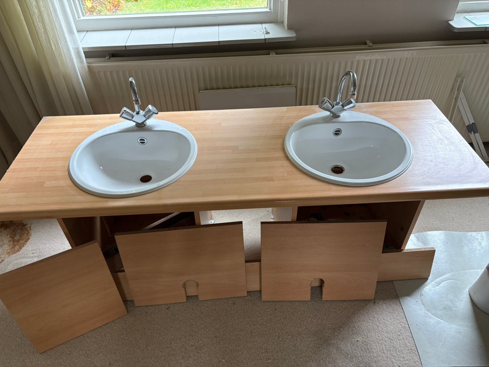 Badkamer meubel, Ophalen, 150 tot 200 cm, Zo goed als nieuw, Minder dan 100 cm