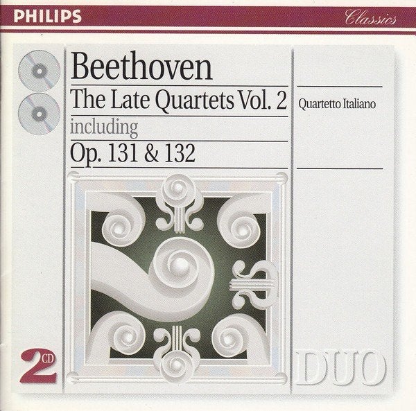 BEETHOVEN Late quartets vol. 2 2 - CD QUARTETTO ITALIANO, Cd's en Dvd's, Cd's | Klassiek, Ophalen of Verzenden, Classicisme, Gebruikt