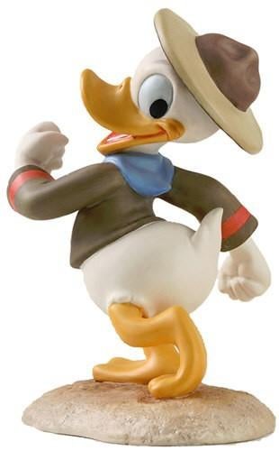 WDCC Donald Duck- Happy Camper, Ophalen of Verzenden, Donald Duck, Zo goed als nieuw, Beeldje of Figuurtje