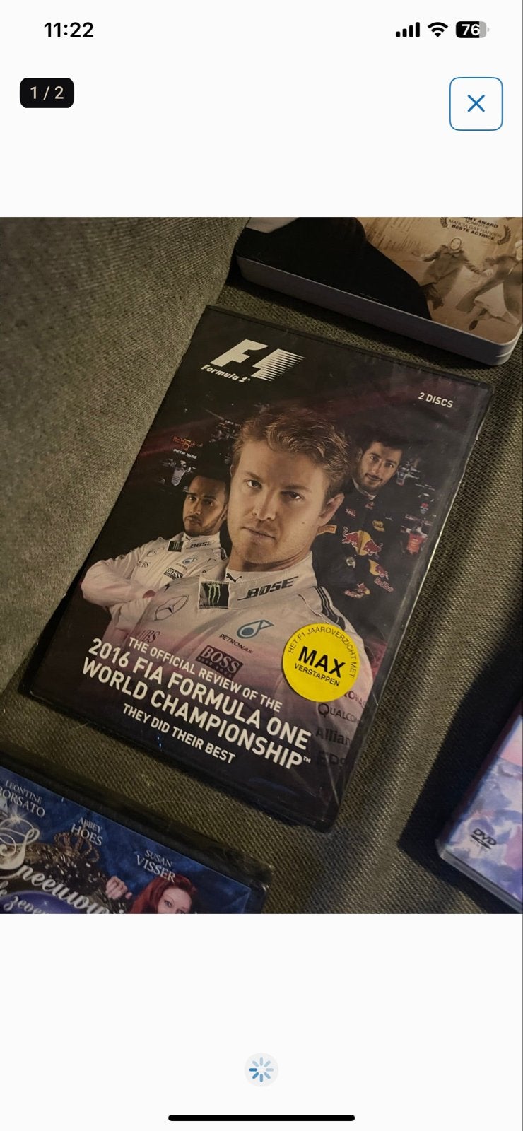 F1 2016 FIA Formula One World Championship DVD, Engels, Alle leeftijden, Nederlands, Auto- en motorsport