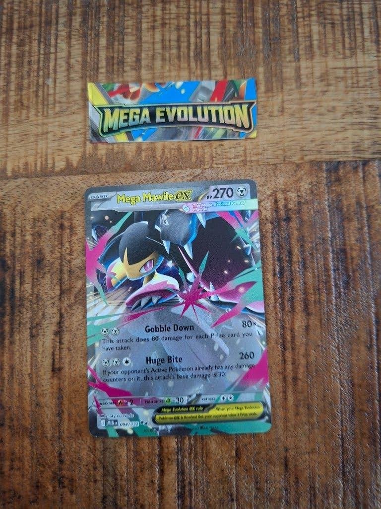 Pokemon – Mega Mawile (EX) (MEG 094/132) Mega Evolution, Ophalen of Verzenden, Nieuw, Losse kaart, Foil