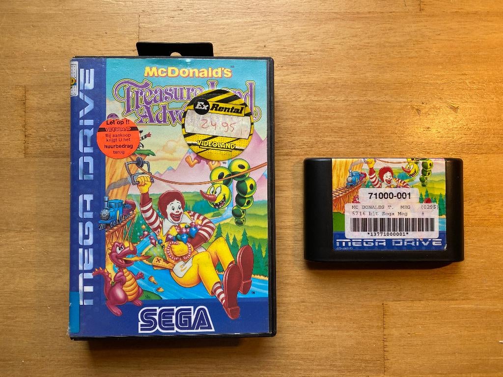 Mcdonald's treasure Land adventure sega mega drive, 1 speler, Racen en Vliegen, Ophalen of Verzenden, Zo goed als nieuw