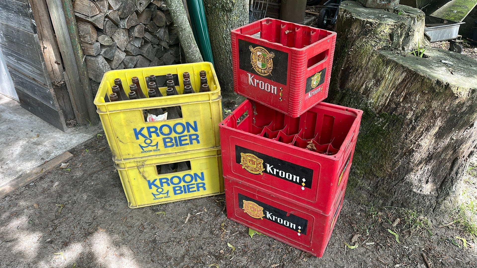 Kroon Bierkratten, Verzamelen, Biermerken, Ophalen, Gebruikt, Overige typen, Overige merken