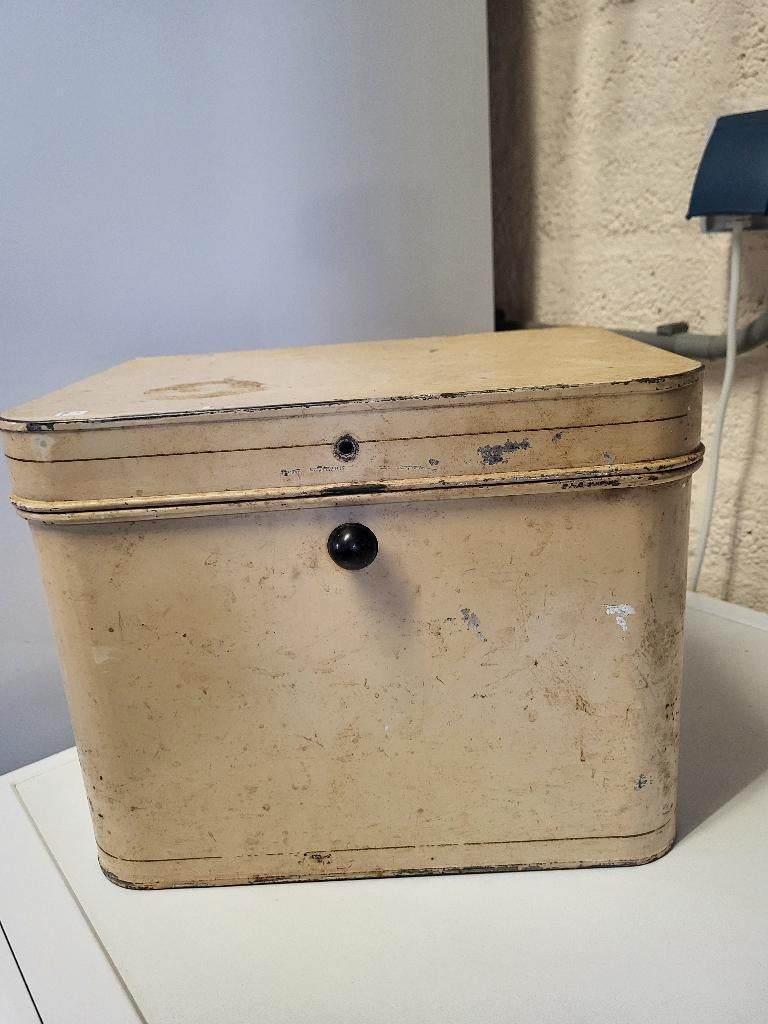oude bakkerij blik, Ophalen of Verzenden, Gebruikt, Koek(jes), Overige merken