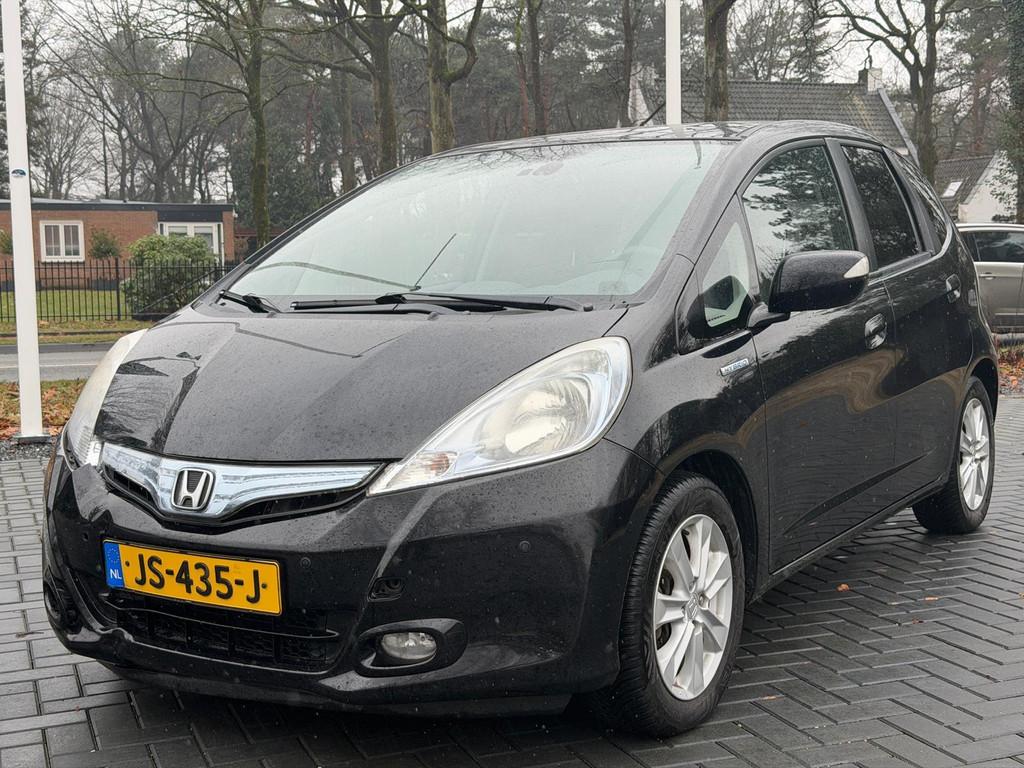 Honda Jazz 1.4 Hybrid Elegance/Airco/Pano/Cruise/Automaat, Euro 5, Gebruikt, 4 cilinders, Navigatiesysteem