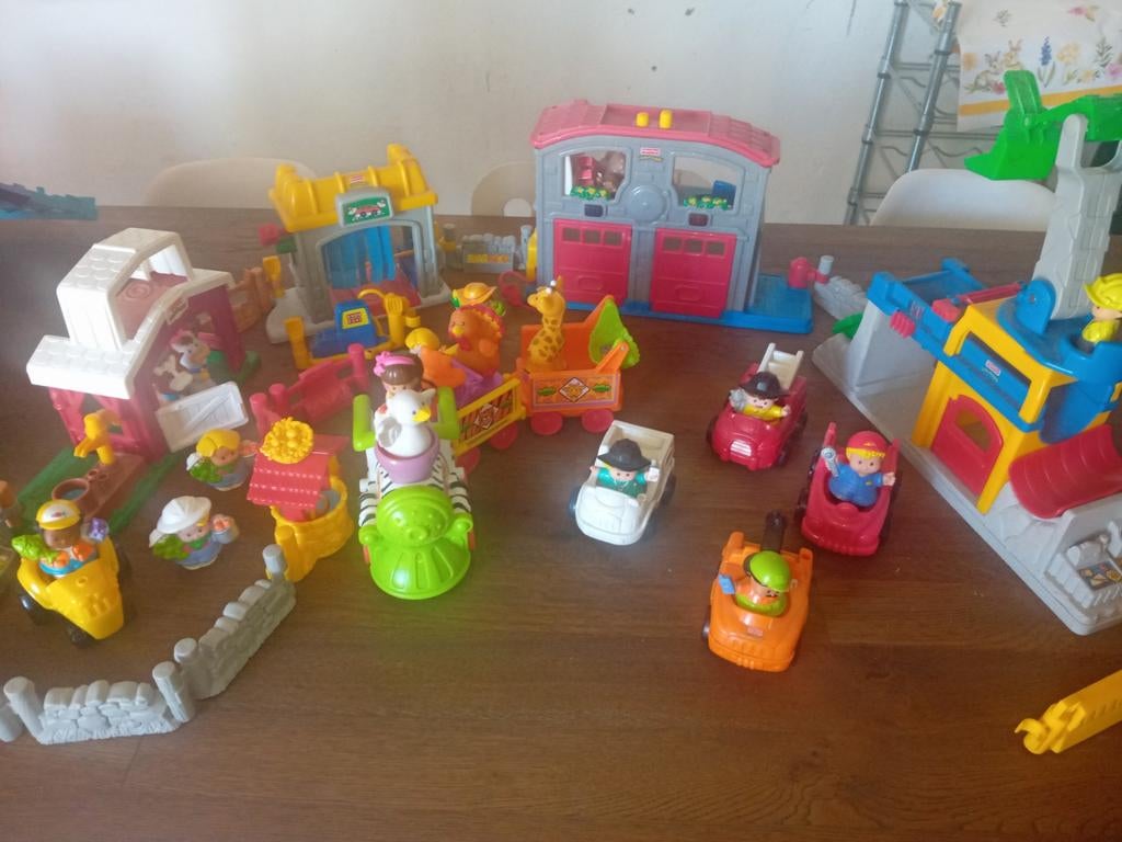 Grote set Fisher-Price Little People speelgoed, Kinderen en Baby's, Speelgoed | Overig, Ophalen, Gebruikt, Jongen of Meisje