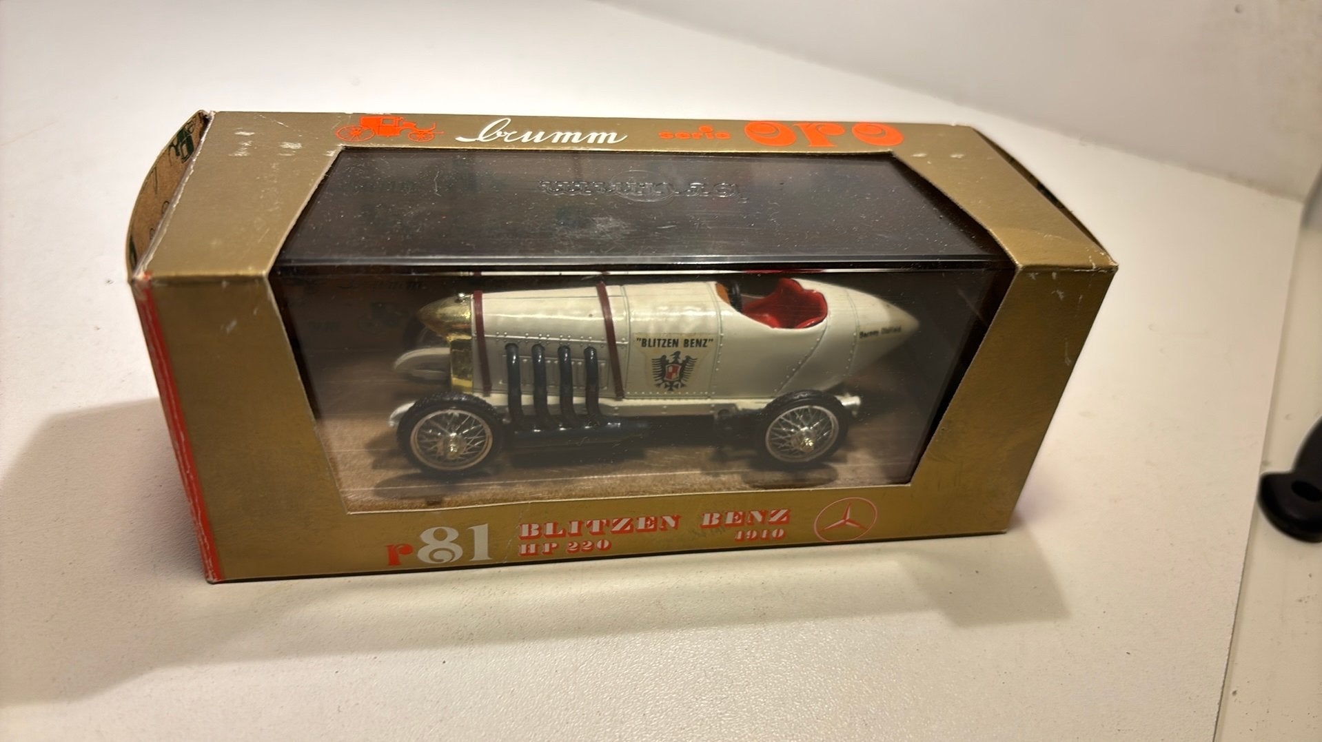 Blitzen benz hp220 1910 brumm 1.43, Overige merken, Auto, Ophalen of Verzenden, A