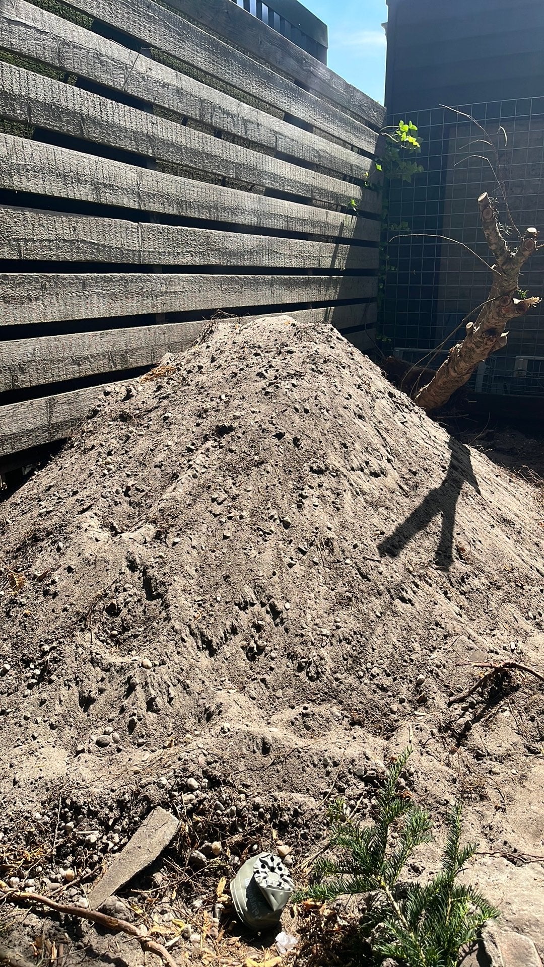 Gratis zand, Ophalen, Gebruikt, Ophoogzand