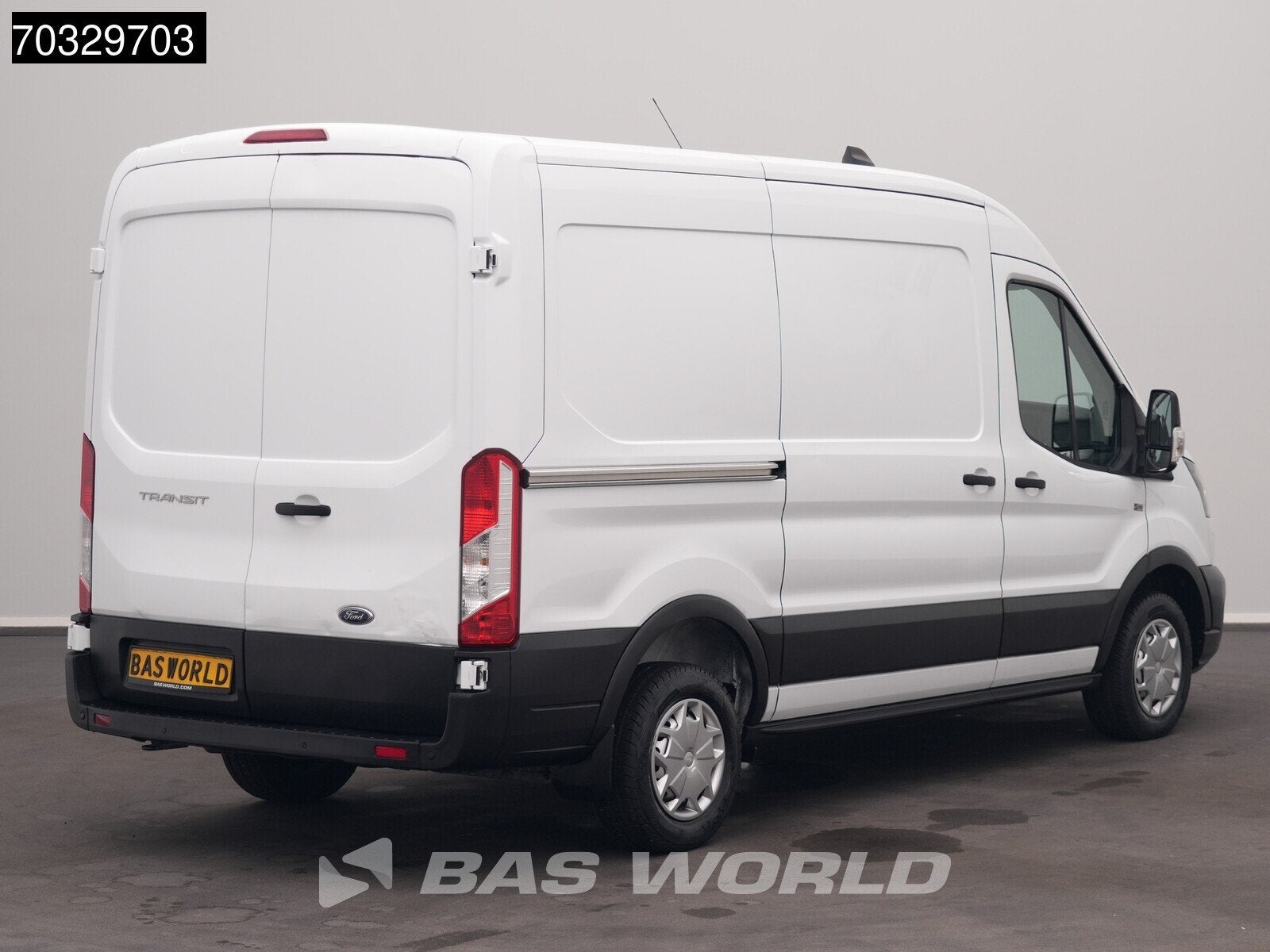 Ford Transit 130pk L2H2 Airco Cruise Parkeersensoren v+a Eur, Auto's, Stof, Euro 6, 4 cilinders, Wit