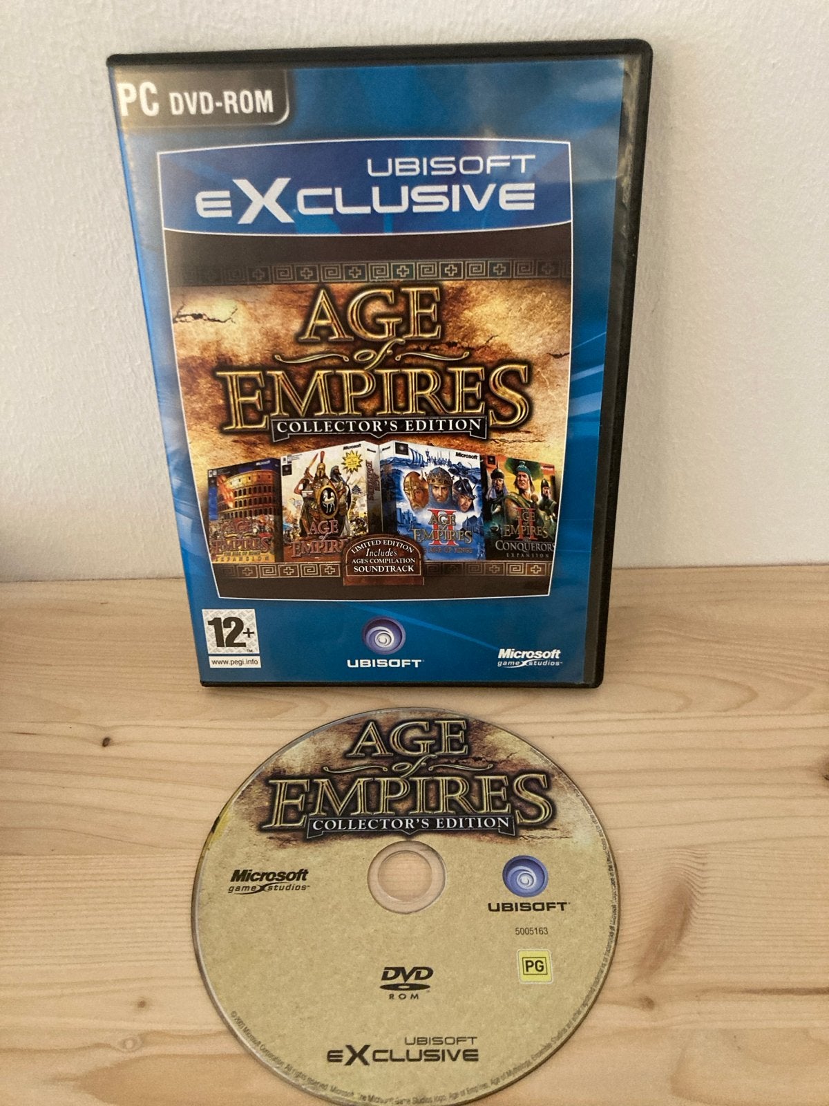 Age of Empires Collector's Edition PC DVD-ROM, Gebruikt, 1 speler, Eén computer, Ophalen of Verzenden