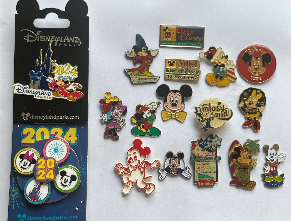 Disney Pins Collectie - Mickey Mouse & Vrienden, Gebruikt, Disney, Overige typen, Ophalen of Verzenden