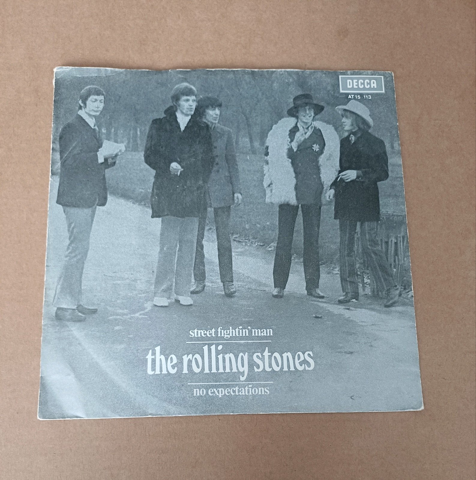 Rolling Stones  - Street Fighting Man, Cd's en Dvd's, Vinyl Singles, Gebruikt, Pop, Beschermende buitenhoes, Ophalen of Verzenden