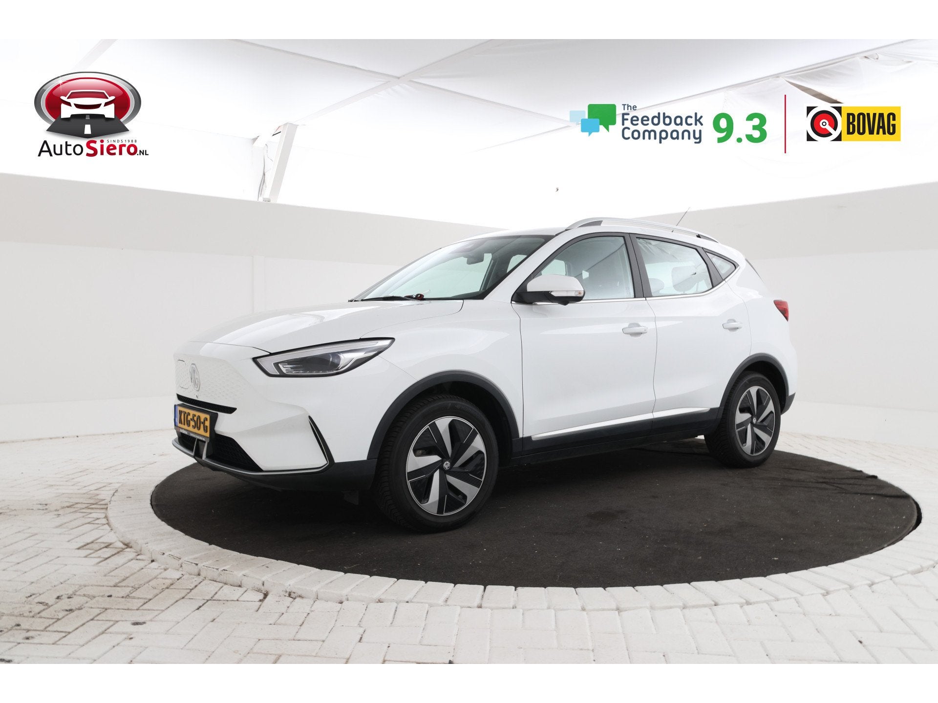 MG Mg zs ev EV Long Range Luxury 70 kWh Panorama, 360 camera, Gebruikt, Met garantie (alle), ZS, Zwart