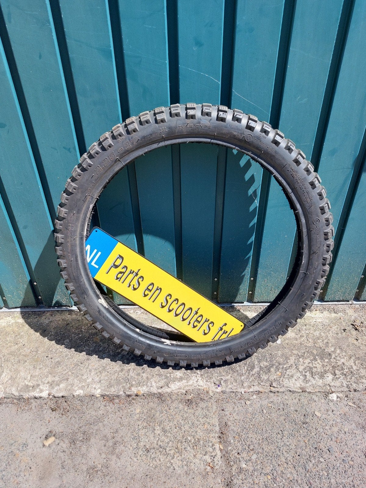 Puch maxi 17inc noppen band crossband zoo goed als nieuw!&&, Ophalen of Verzenden, Zo goed als nieuw, Overige typen