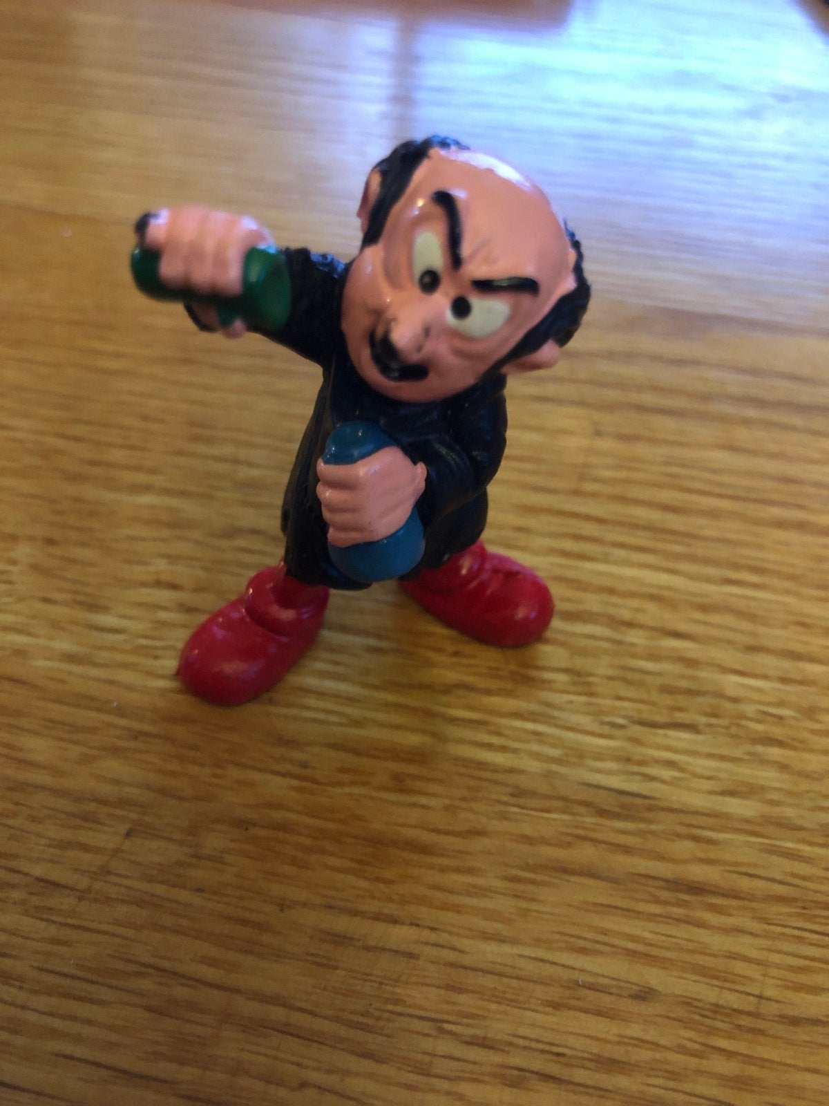 Gargamel Smurfen Figuur - Vintage Verzamelobject, Verzamelen, Ophalen of Verzenden, Gebruikt