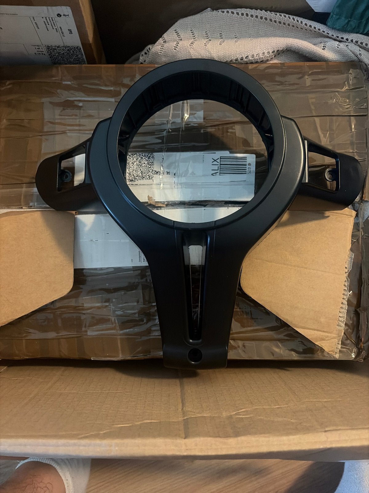 Glanzend Zwart Stuurwiel Trim Cover voor BMW F-series, Ophalen, Nieuw, BMW