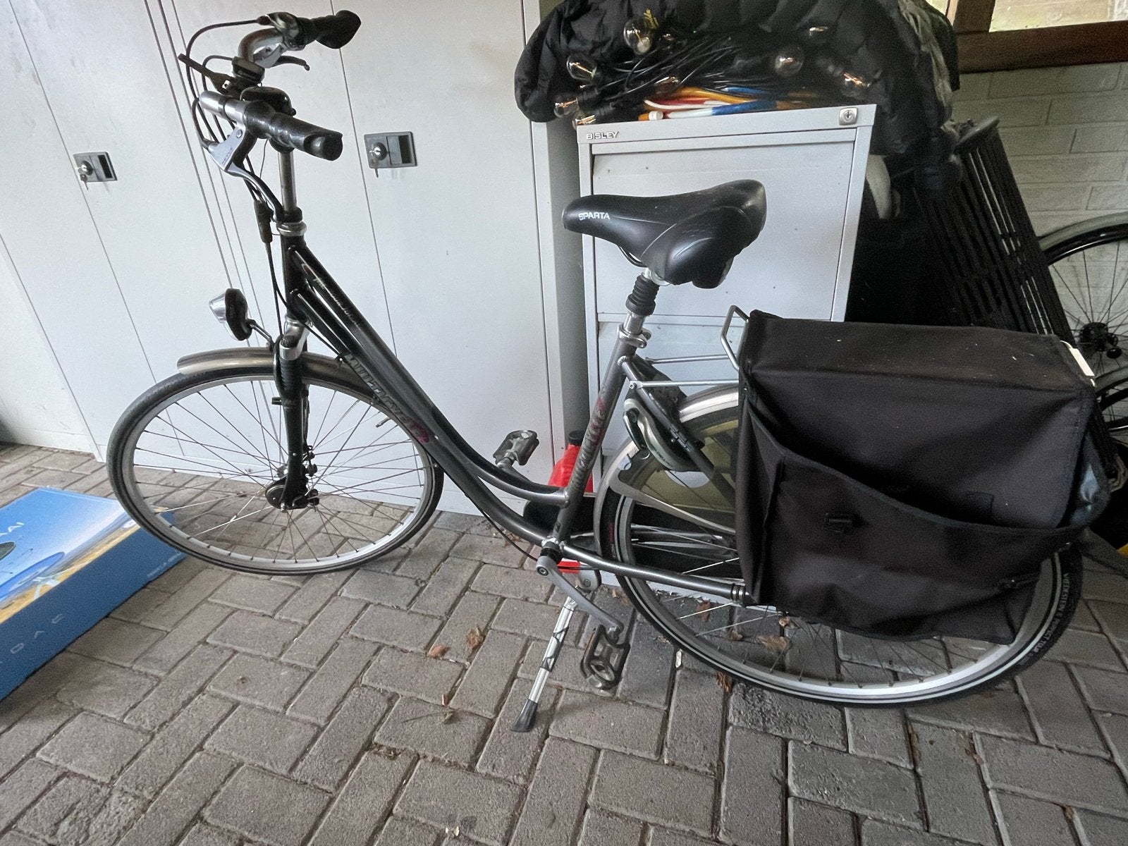 Damesfiets met lage instap en versnellingen, Velgrem, Ophalen, Overige merken, 53 tot 56 cm