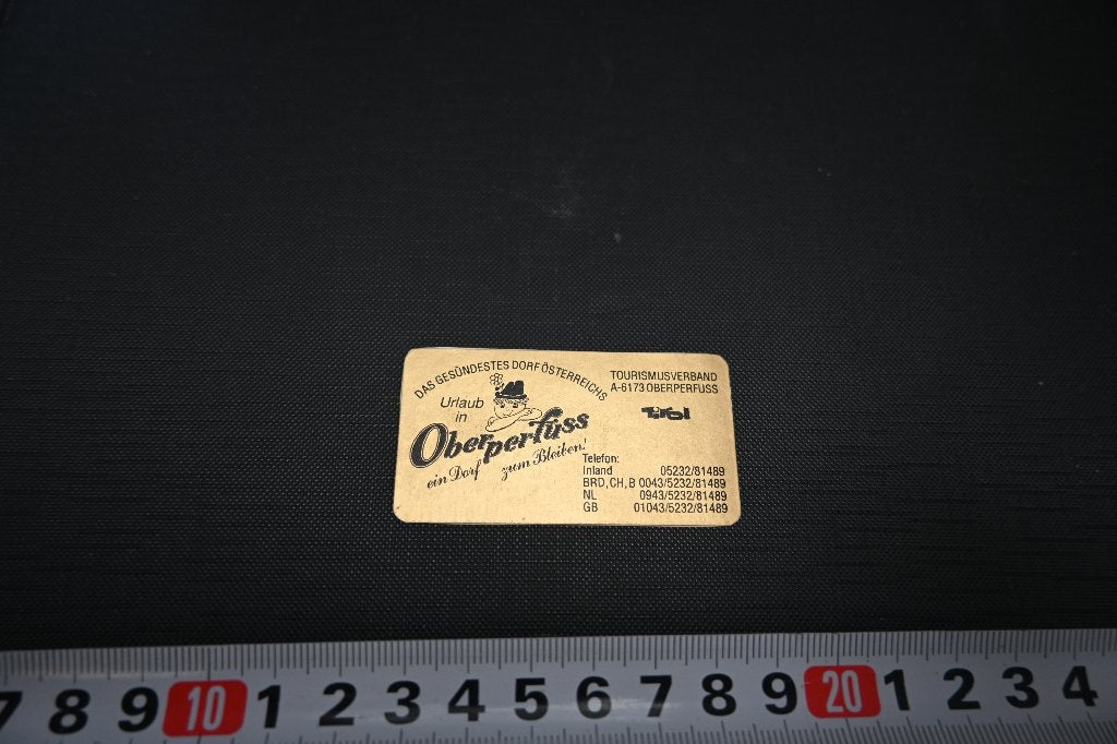 sticker folie oostenrijk oberperfuss urlaub tirol, Ophalen of Verzenden, Zo goed als nieuw