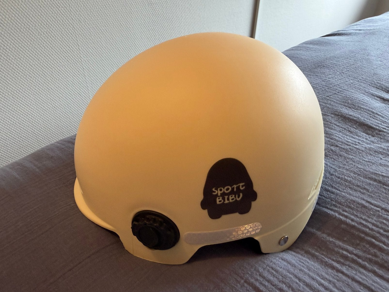 SPORT BIBU helm met donker vizier – retro/vintage, Fietsen en Brommers, Brommerhelmen, Ophalen of Verzenden, Zo goed als nieuw