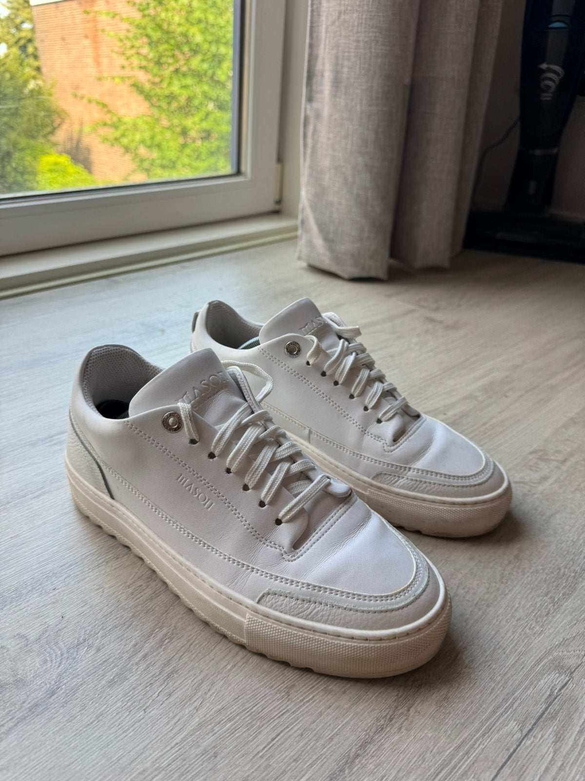 Mason Garments zo goed als nieuw maat 42, Wit, Ophalen of Verzenden, Sneakers of Gympen, Zo goed als nieuw