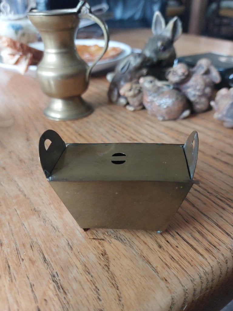 Koperen bakje met deksel, Antiek en Kunst, Ophalen of Verzenden