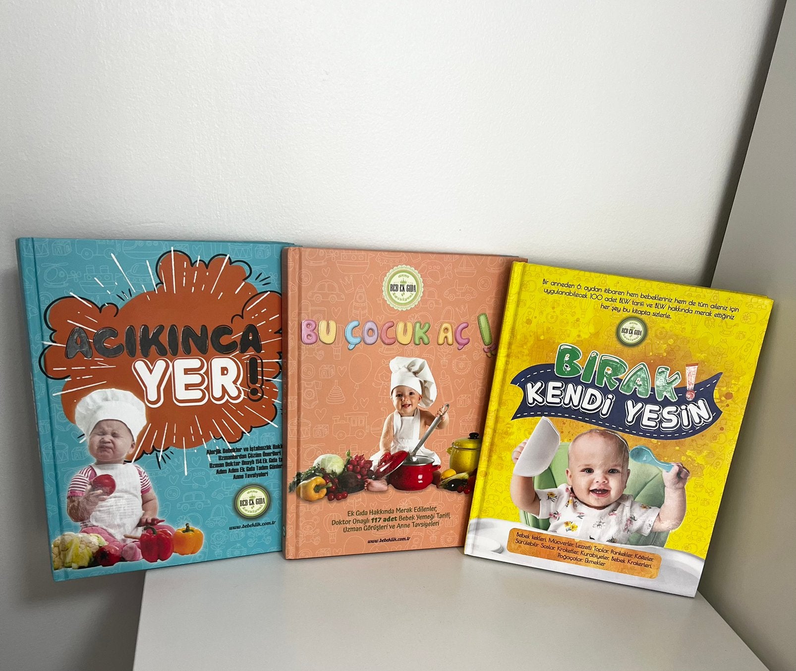 Turkse Baby Kookboeken (Set van 3) - Eerste Hapjes & BLW, Ophalen, Zo goed als nieuw, Overige typen