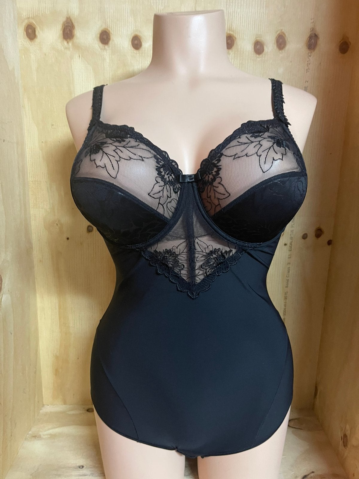 Dacapo body maat 90c - 95c - 95d chanson, Verzenden, Zwart, Body of Korset