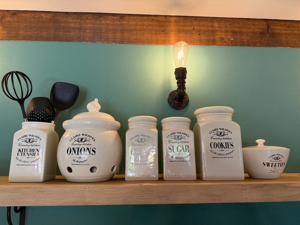 Claire wilson’s pottenset, Huis en Inrichting, Keuken | Servies, Overige materialen, Overige merken, Klassiek, Overige typen