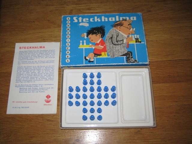 Steck Halma van Vero DDR, Olbernhau Schwedisches, Hobby en Vrije tijd, Ophalen of Verzenden, Gebruikt