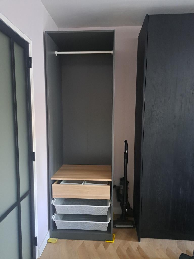 Pax kast 236x75x58cm, Huis en Inrichting, Kasten | Kledingkasten, Ophalen, 50 tot 100 cm, Zo goed als nieuw, Minder dan 100 cm