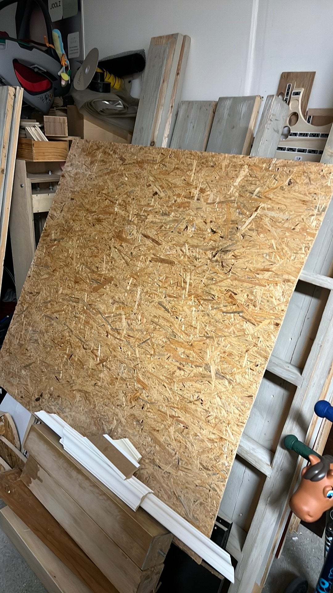 Resthout: plaat en steigerhout van stapelbed, Doe-het-zelf en Verbouw, Platen en Panelen, Ophalen, Gebruikt, Hout