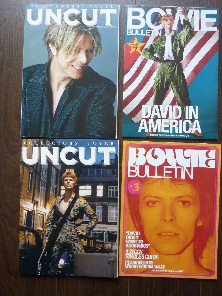 David Bowie 2x muziektijdschrift Uncut +posters 2024 en 2025, Verzenden, Gebruikt, Boek, Tijdschrift of Artikel