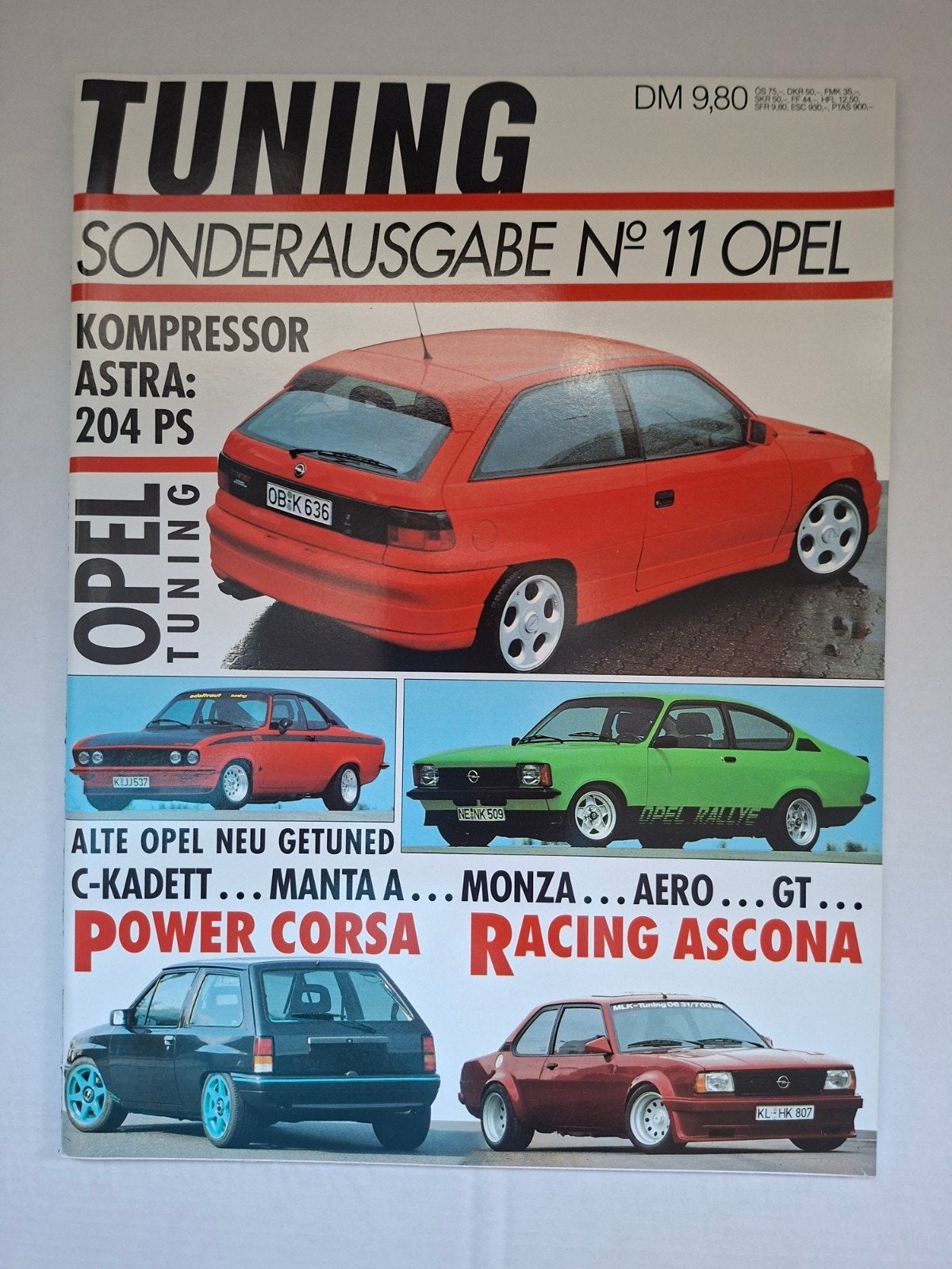 Tuning Sonderausgabe Nr. 11 Opel - Kompressor Astra, Ophalen of Verzenden, Zo goed als nieuw