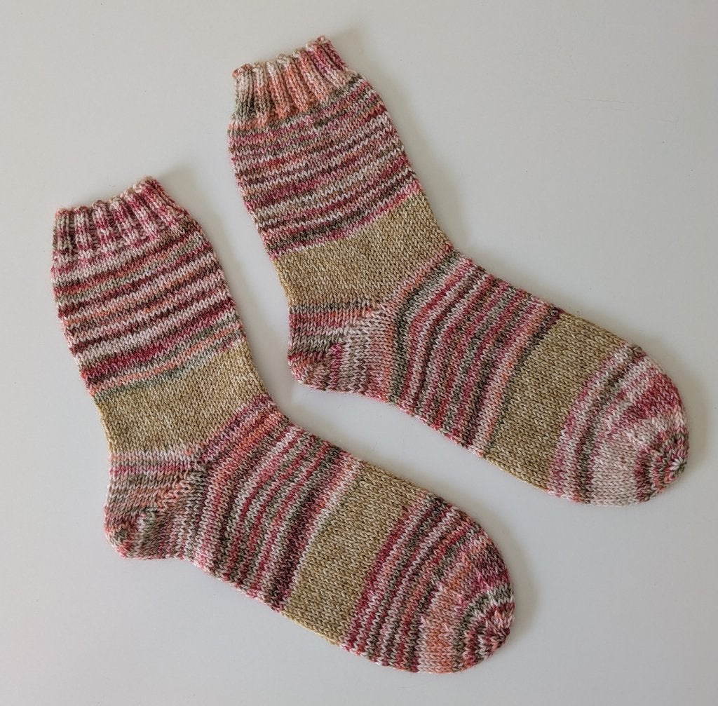 Handgebreide sokken maat 34-36 met merinowol, Kleding | Dames, Sokken en Kousen, Sokken en Kniesokken, Overige kleuren, Maat 35 t/m 38