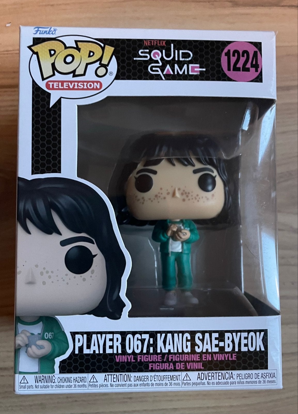 Funko Pop! Television Squid Game Player 067: Kang Sae-Byeok, Ophalen of Verzenden, Nieuw