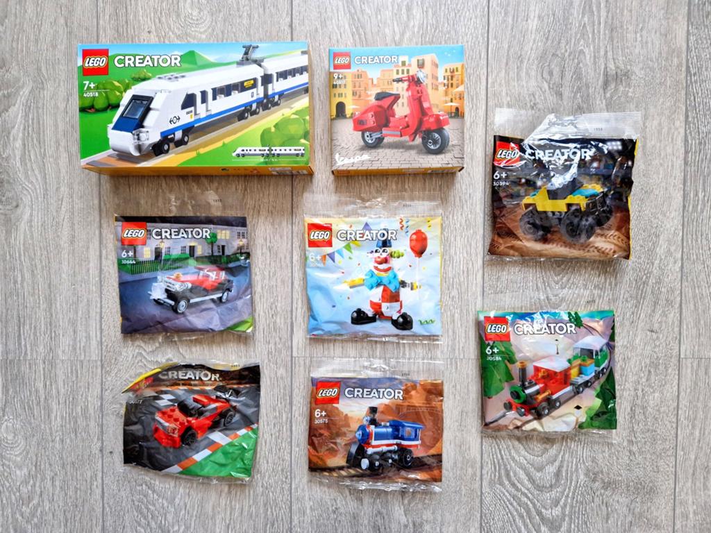 LEGO Creator 8 sets | 6 polybags + #40517 & #40518, Gebruikt, Lego, Ophalen of Verzenden, Meerdere sets
