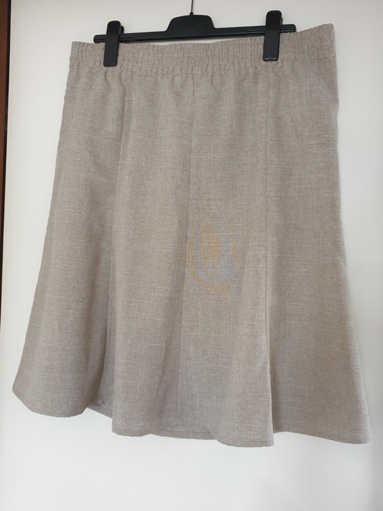 Dames rok beige maat 48, Beige, Maat 46/48 (XL) of groter, Ophalen of Verzenden, Zo goed als nieuw