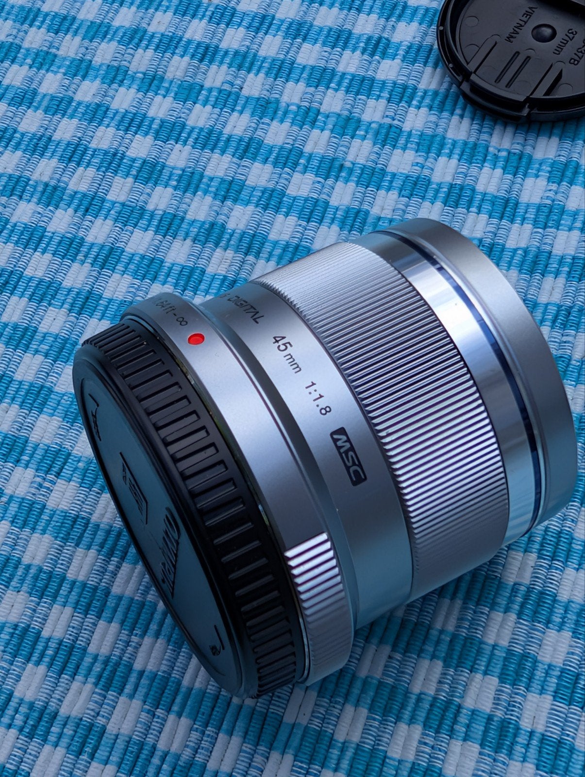 Olympus M.Zuiko Digital 45mm 1:1.8 MFT met UV filter, 45 mm, Micro Four Thirds, Olympus, Ophalen of Verzenden