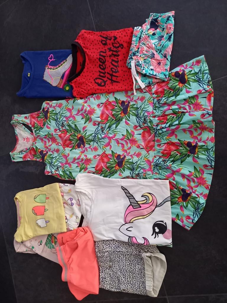 Meisjes kleding maat 122-128, Ophalen of Verzenden, Gebruikt, Maat 128