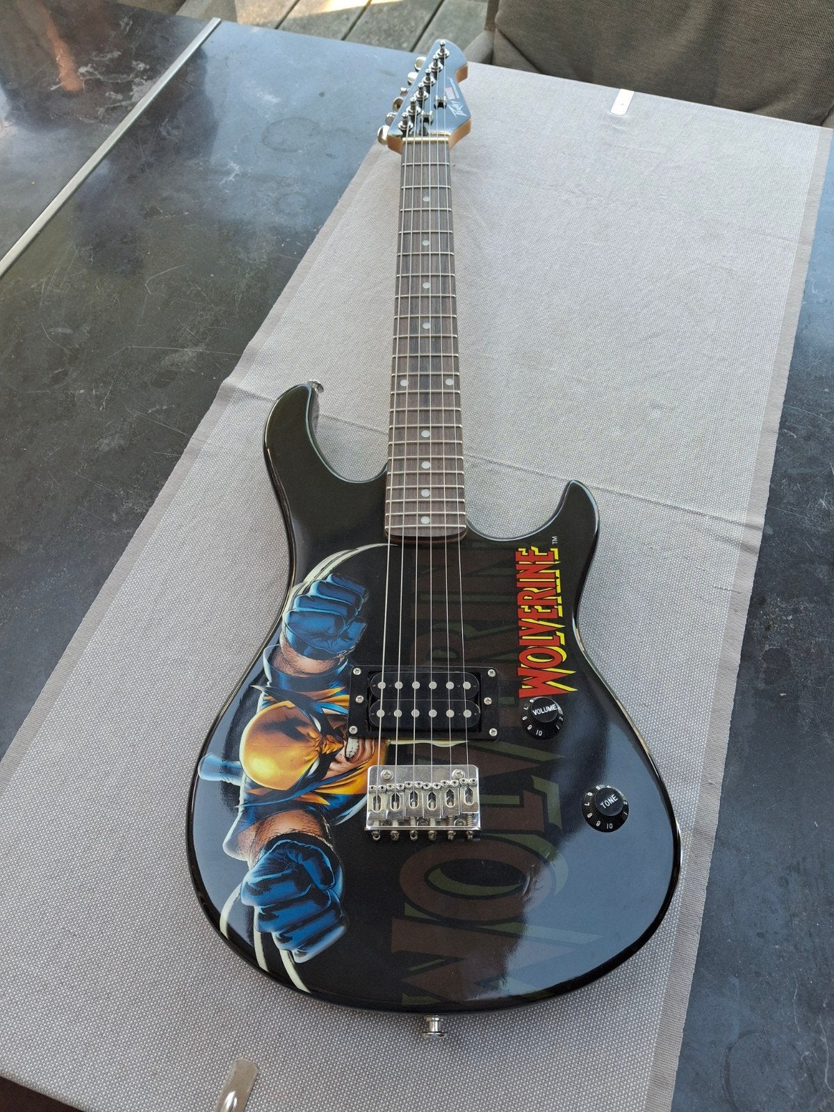 Peavey Marvel Rockmaster Wolverine Elektrische Kindergitaar, Ophalen, Zo goed als nieuw, Solid body, Overige merken