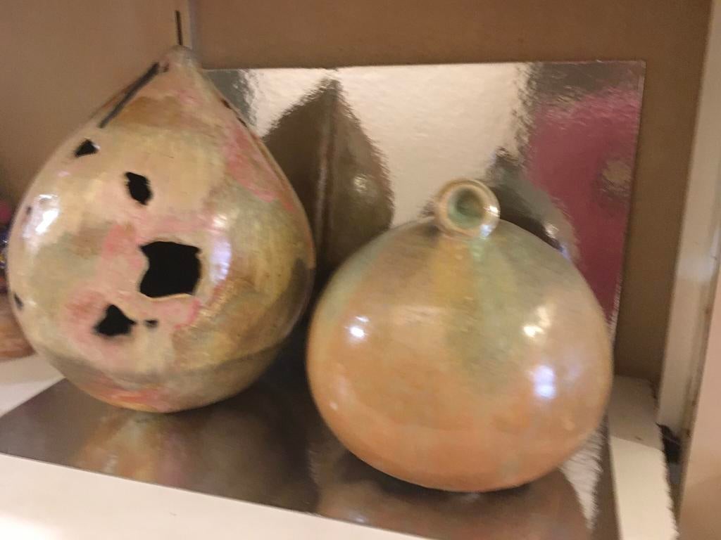 Te koop 4 keramieken objecten, Antiek en Kunst, Antiek | Keramiek en Aardewerk, Ophalen of Verzenden