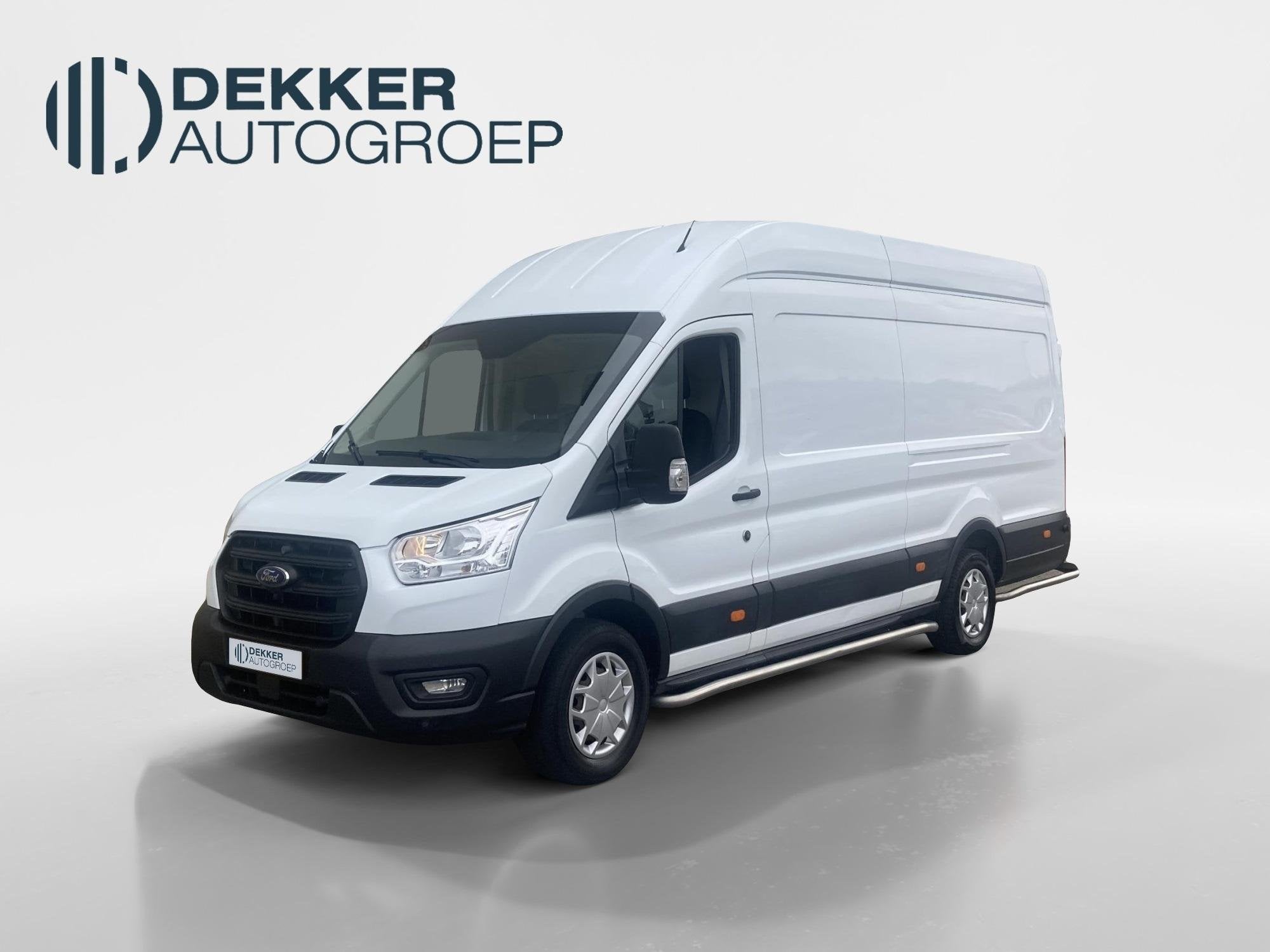 Ford Transit 350 2.0 TDCI 105 pk L4H3 Trend RWD Laadlengte 4, Auto's, 13 km/l, 4 cilinders, 2800 kg, Wit