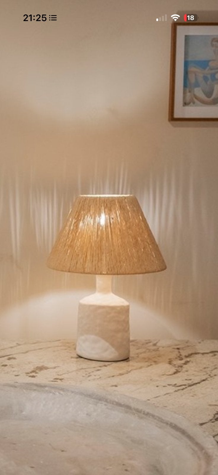 Gezocht deze tafellamp lamp Zara Home, Ophalen of Verzenden, Zo goed als nieuw