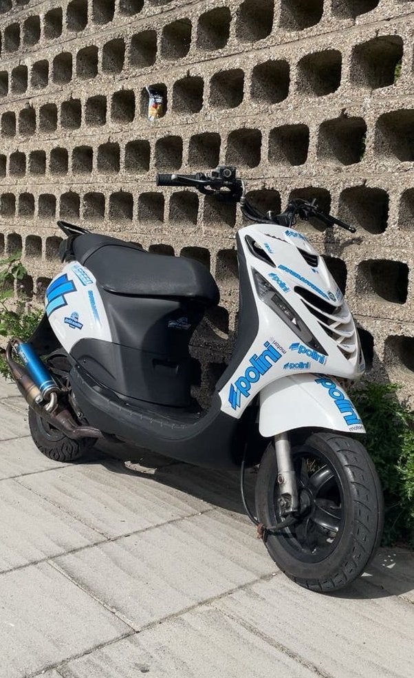 Piaggio Zip 70cc op kenteken - (tekoop/teruil), Ophalen, Gebruikt, Tweetakt, Zip