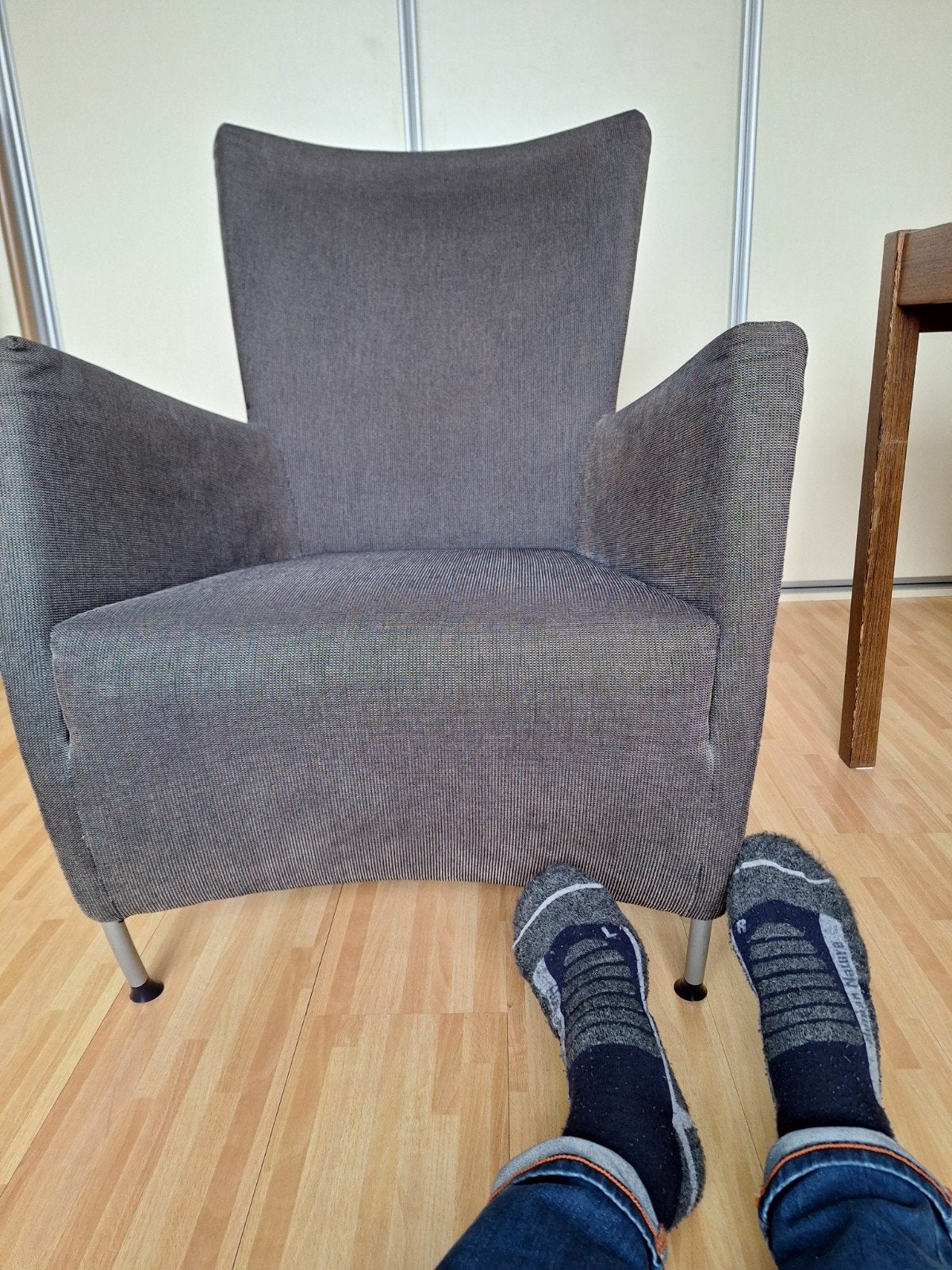 montis fauteuil windy⁹, Ophalen, Grijs, Stof, Eén