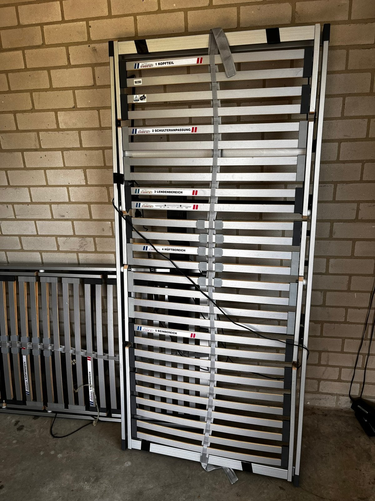 Elektrisch verstelbare bedbodem 2 stuks 90x200, Ophalen, Gebruikt, 90 cm, Eenpersoons