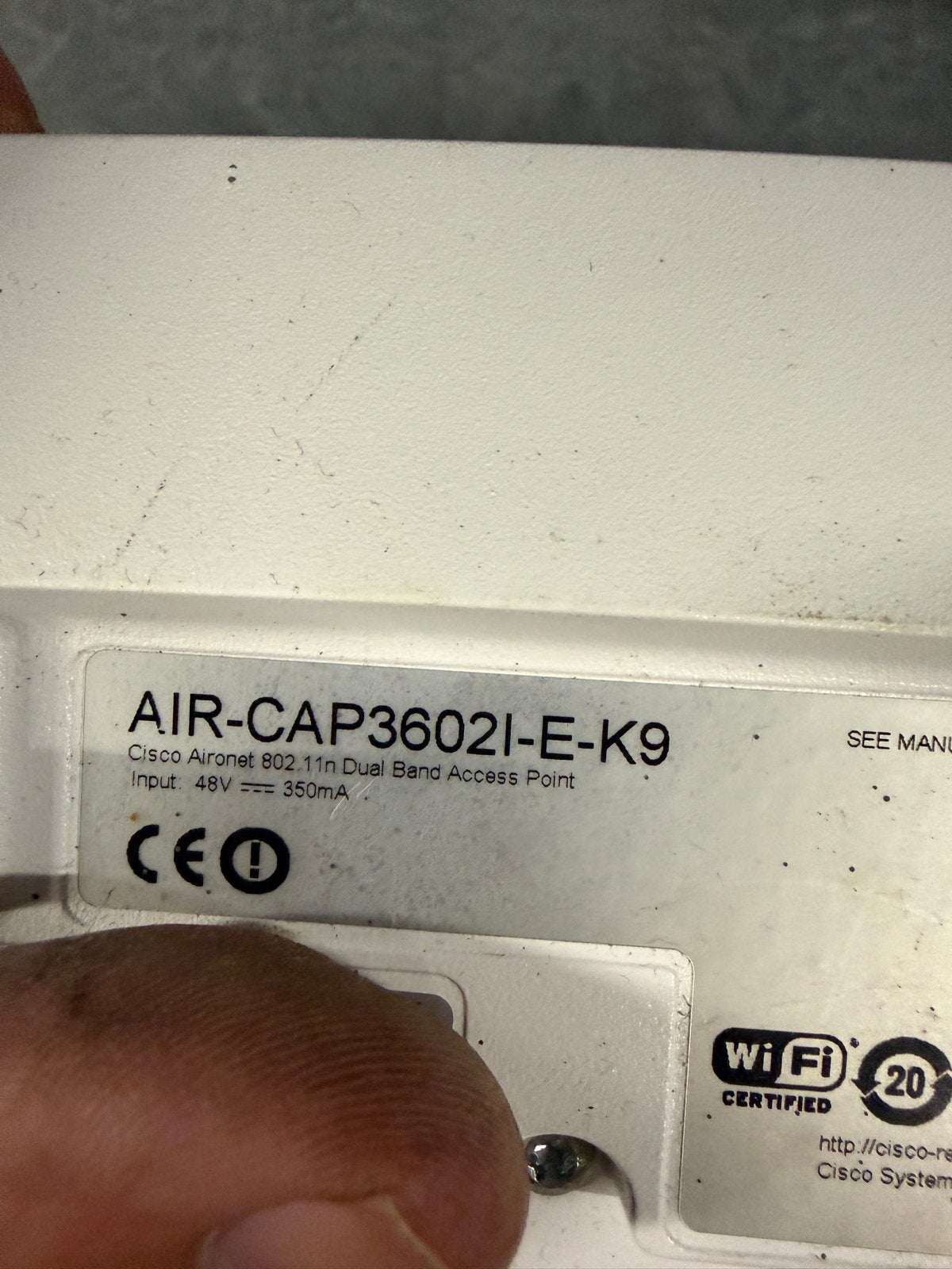 Cisco Aironet AIR-CAP3602I-E-K9 Dual Band Access Point, Computers en Software, Accesspoints, Ophalen of Verzenden, Gebruikt