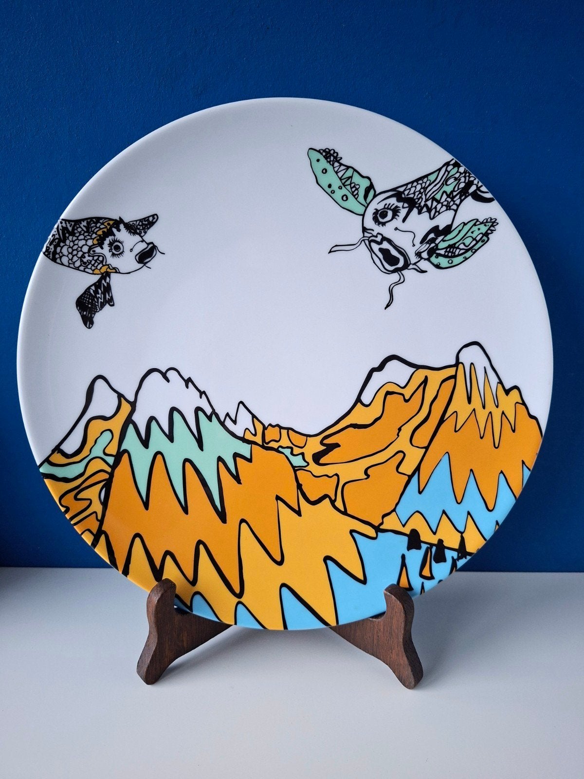 IKEA Spridd design bord Kit Neale/Limited Edition 2017, Ophalen of Verzenden, Zo goed als nieuw, Bord(en), Overige stijlen